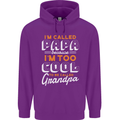 Grandparents Day I'm Called Papa Mens 80% Cotton Hoodie Purple