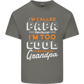 Grandparents Day I'm Called Papa Mens Cotton T-Shirt Tee Top Charcoal