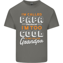 Grandparents Day I'm Called Papa Mens Cotton T-Shirt Tee Top Charcoal
