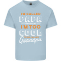 Grandparents Day I'm Called Papa Mens Cotton T-Shirt Tee Top Light Blue