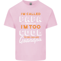 Grandparents Day I'm Called Papa Mens Cotton T-Shirt Tee Top Light Pink