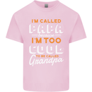 Grandparents Day I'm Called Papa Mens Cotton T-Shirt Tee Top Light Pink