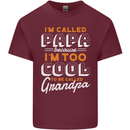 Grandparents Day I'm Called Papa Mens Cotton T-Shirt Tee Top Maroon