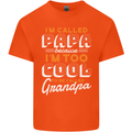 Grandparents Day I'm Called Papa Mens Cotton T-Shirt Tee Top Orange