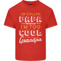 Grandparents Day I'm Called Papa Mens Cotton T-Shirt Tee Top Red