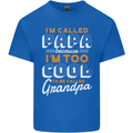 Grandparents Day I'm Called Papa Mens Cotton T-Shirt Tee Top Royal Blue