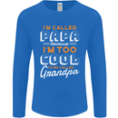 Grandparents Day I'm Called Papa Mens Long Sleeve T-Shirt Royal Blue