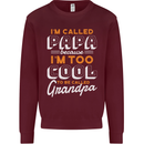 Grandparents Day I'm Called Papa Mens Sweatshirt Jumper Maroon