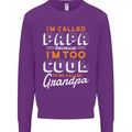Grandparents Day I'm Called Papa Mens Sweatshirt Jumper Purple