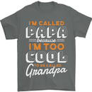 Grandparents Day I'm Called Papa Mens T-Shirt 100% Cotton Charcoal