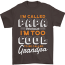 Grandparents Day I'm Called Papa Mens T-Shirt 100% Cotton Dark Chocolate