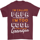 Grandparents Day I'm Called Papa Mens T-Shirt 100% Cotton Maroon