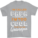 Grandparents Day I'm Called Papa Mens T-Shirt 100% Cotton Sports Grey
