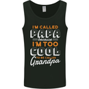 Grandparents Day I'm Called Papa Mens Vest Tank Top Black