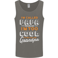 Grandparents Day I'm Called Papa Mens Vest Tank Top Charcoal