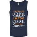 Grandparents Day I'm Called Papa Mens Vest Tank Top Navy Blue