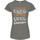 Grandparents Day I'm Called Papa Womens Petite Cut T-Shirt Charcoal