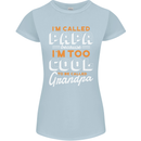 Grandparents Day I'm Called Papa Womens Petite Cut T-Shirt Light Blue
