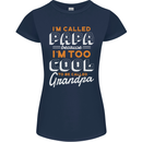 Grandparents Day I'm Called Papa Womens Petite Cut T-Shirt Navy Blue