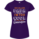 Grandparents Day I'm Called Papa Womens Petite Cut T-Shirt Purple