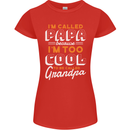 Grandparents Day I'm Called Papa Womens Petite Cut T-Shirt Red