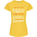 Grandparents Day I'm Called Papa Womens Petite Cut T-Shirt Yellow