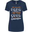 Grandparents Day I'm Called Papa Womens Wider Cut T-Shirt Navy Blue