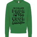 Grandparents Day Im Called Papa Kids Sweatshirt Jumper Irish Green