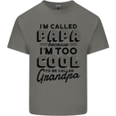 Grandparents Day Im Called Papa Mens Cotton T-Shirt Tee Top Charcoal