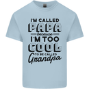 Grandparents Day Im Called Papa Mens Cotton T-Shirt Tee Top Light Blue