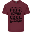 Grandparents Day Im Called Papa Mens Cotton T-Shirt Tee Top Maroon