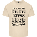 Grandparents Day Im Called Papa Mens Cotton T-Shirt Tee Top Natural
