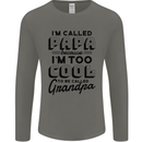 Grandparents Day Im Called Papa Mens Long Sleeve T-Shirt Charcoal