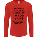 Grandparents Day Im Called Papa Mens Long Sleeve T-Shirt Red