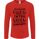 Grandparents Day Im Called Papa Mens Long Sleeve T-Shirt Red