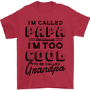 Grandparents Day Im Called Papa Mens T-Shirt 100% Cotton Red