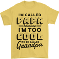 Grandparents Day Im Called Papa Mens T-Shirt 100% Cotton Yellow