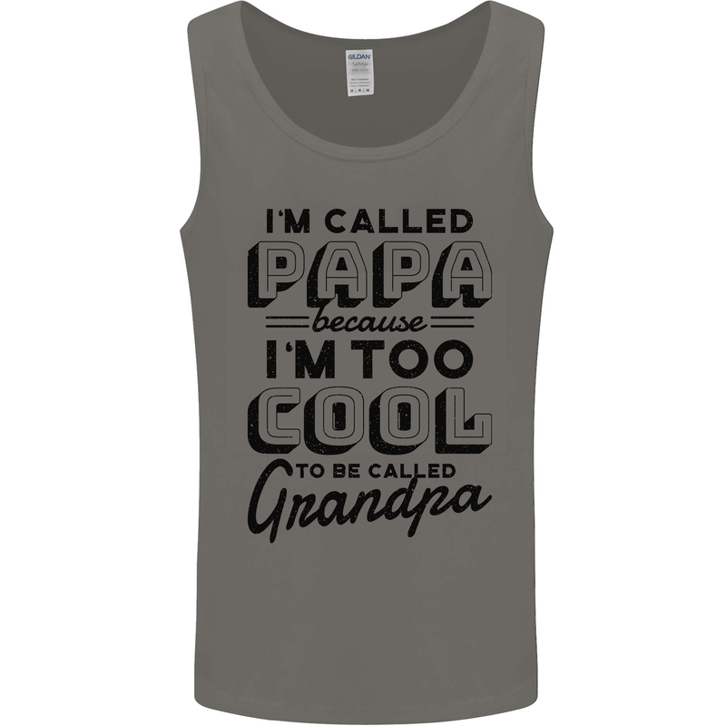 Grandparents Day Im Called Papa Mens Vest Tank Top Charcoal