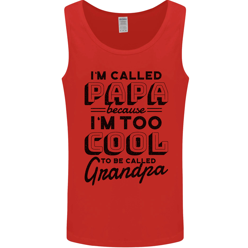 Grandparents Day Im Called Papa Mens Vest Tank Top Red