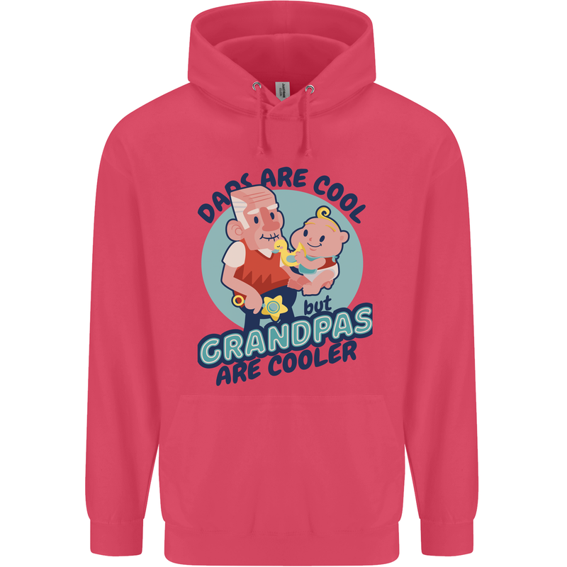 Grandpas are Cooler Grandparents Day Childrens Kids Hoodie Heliconia