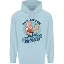 Grandpas are Cooler Grandparents Day Childrens Kids Hoodie Light Blue
