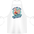 Grandpas are Cooler Grandparents Day Cotton Apron 100% Organic White