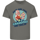 Grandpas are Cooler Grandparents Day Kids T-Shirt Childrens Charcoal