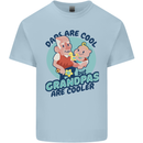 Grandpas are Cooler Grandparents Day Kids T-Shirt Childrens Light Blue