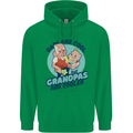 Grandpas are Cooler Grandparents Day Mens 80% Cotton Hoodie Irish Green