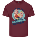 Grandpas are Cooler Grandparents Day Mens Cotton T-Shirt Tee Top Maroon