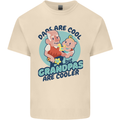 Grandpas are Cooler Grandparents Day Mens Cotton T-Shirt Tee Top Natural