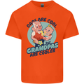 Grandpas are Cooler Grandparents Day Mens Cotton T-Shirt Tee Top Orange