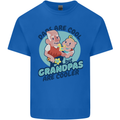 Grandpas are Cooler Grandparents Day Mens Cotton T-Shirt Tee Top Royal Blue