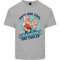 Grandpas are Cooler Grandparents Day Mens Cotton T-Shirt Tee Top Sports Grey